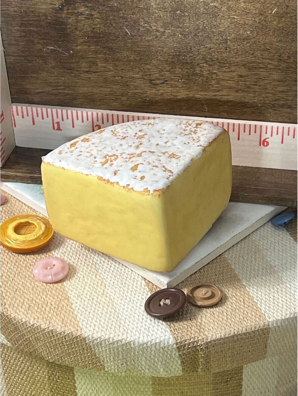 "Faux Fruit" Brand Wedge of Cheese